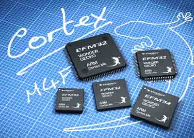 Energy Micro's latest Gecko family uses the Cortex-M4F core Energy Micro’s Gecko family